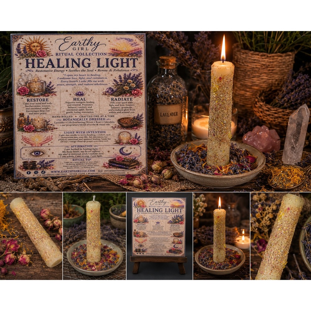 Healing Light Ritual Candle